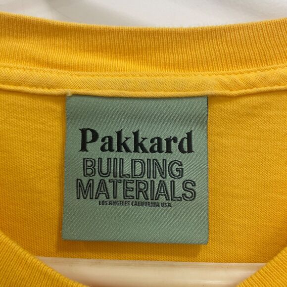 Vintage Pakkard Sounds & Visuals Yellow Tee; Size Medium - Picture 3 of 3
